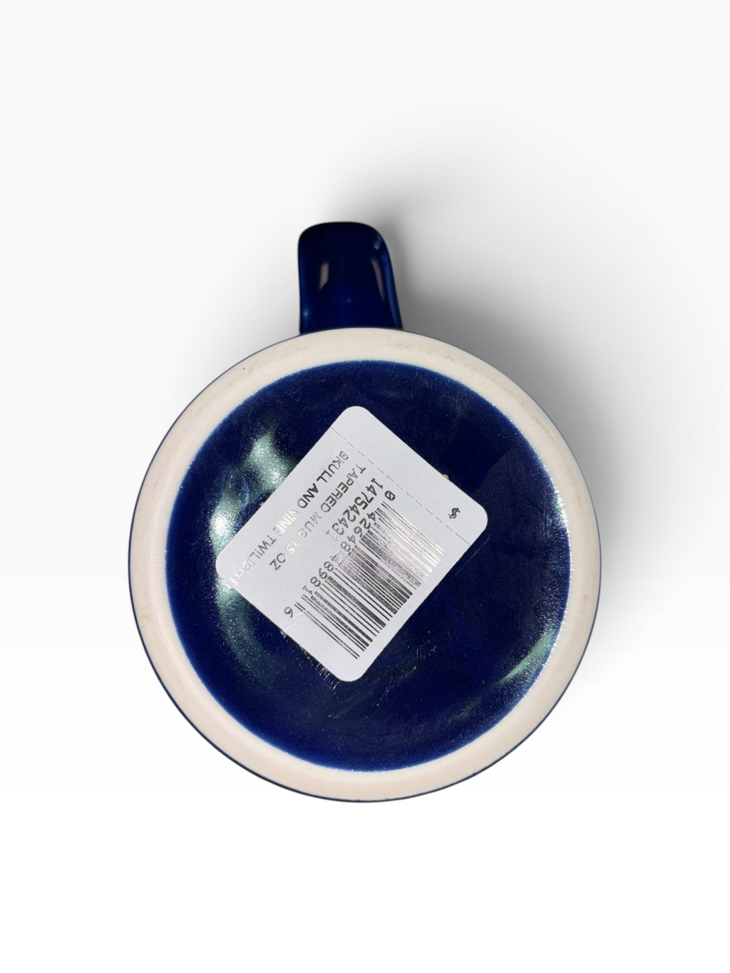 This is Fiesta fiestware Tapered Mug featuring the Skull & Vine decal on twilight. Lead free, post 1986,  retired decal, Halloween

