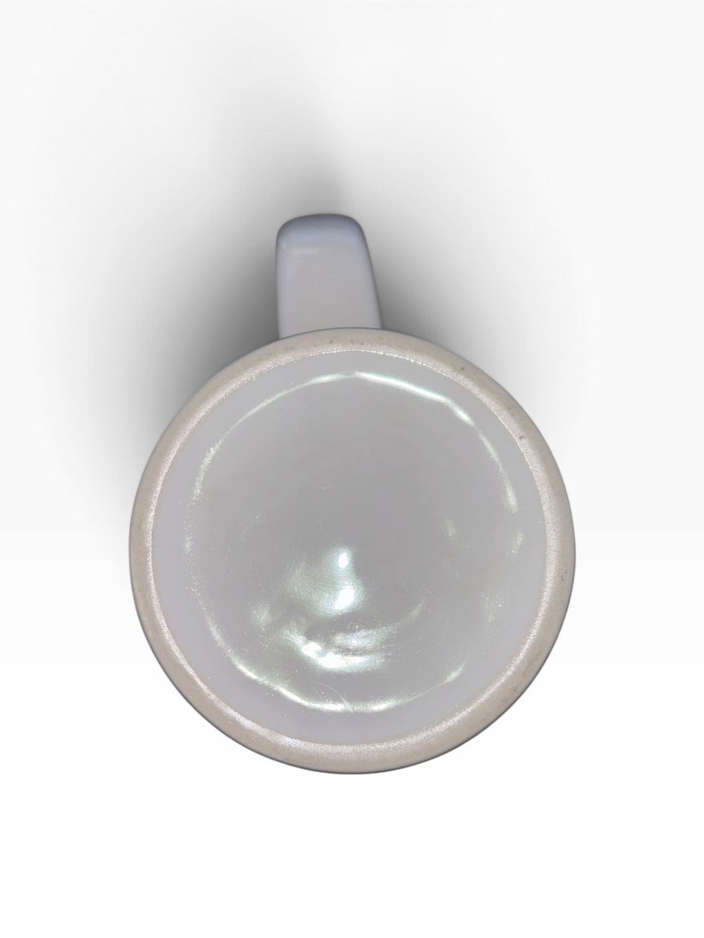 This is a Fiesta fiestaware Tapered Mug featuring the Belk Exclusive Pumpkin Trio decal on white. Lead free, post 1986,  retired decal, Halloween, Fall, Pumpkin, Thanksgiving
