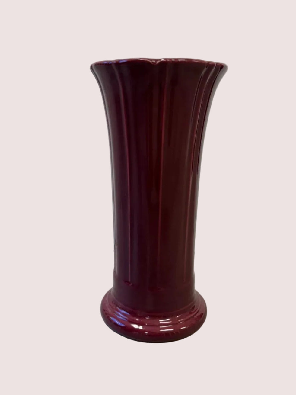 Fiesta Claret 8" small Flared Vase. Beautiful wine color. 