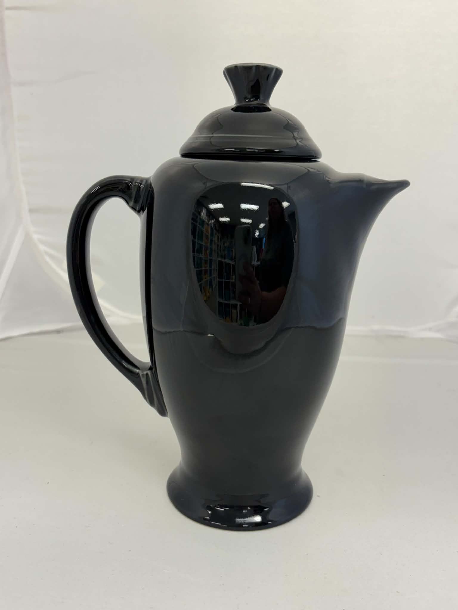 Fiesta Black Coffee Pot Server