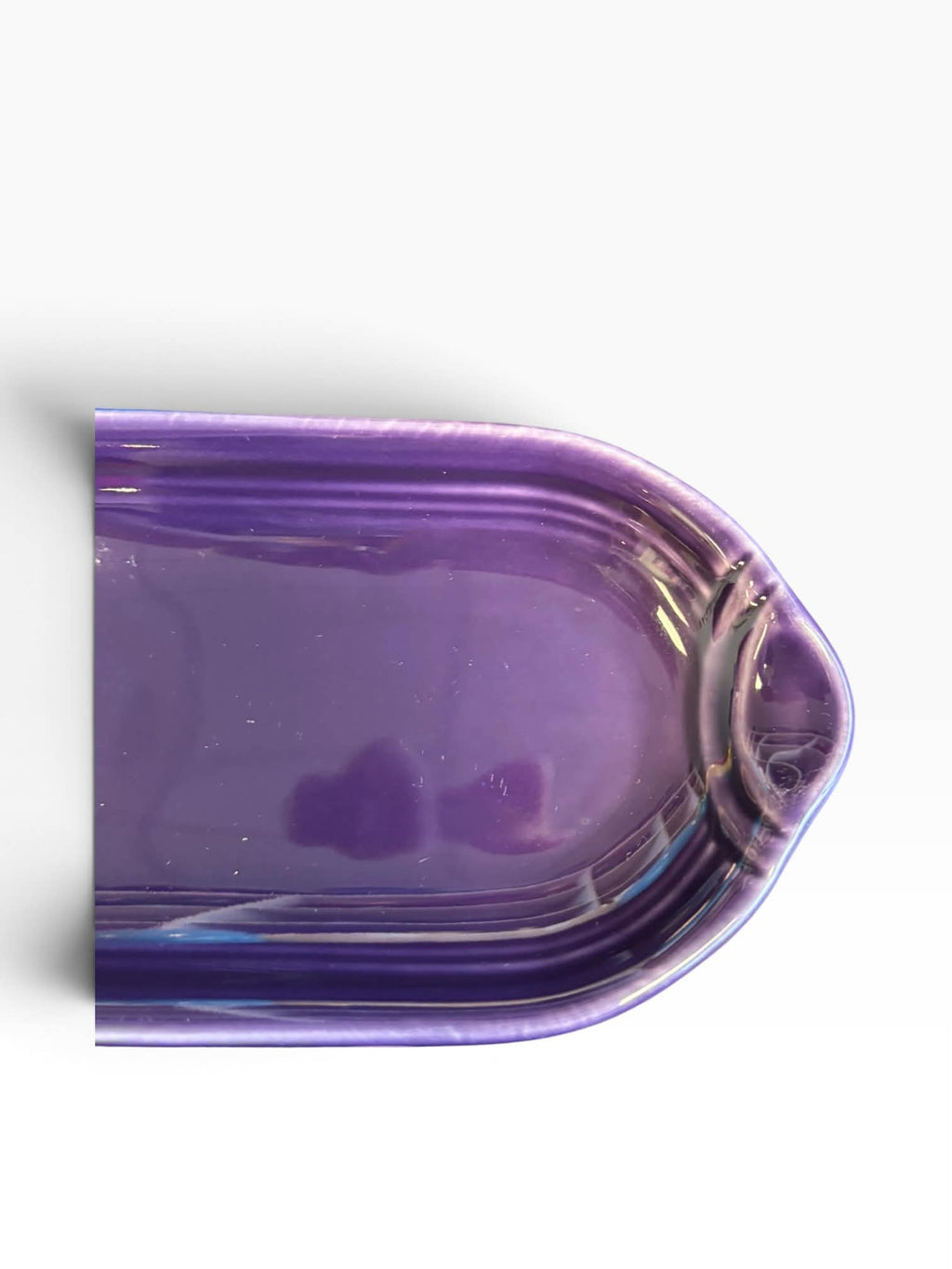 Fiesta Plum Relish Utility Tray Corn on the Cob Corn Relish Tray