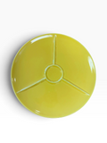 Homer Laughlin Rhythm Harlequin Yellow Snack Plate