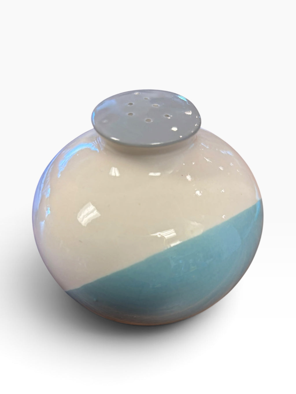 Hallcraft Tri-Tone Salt and Pepper Shakers by Eva Zeisel