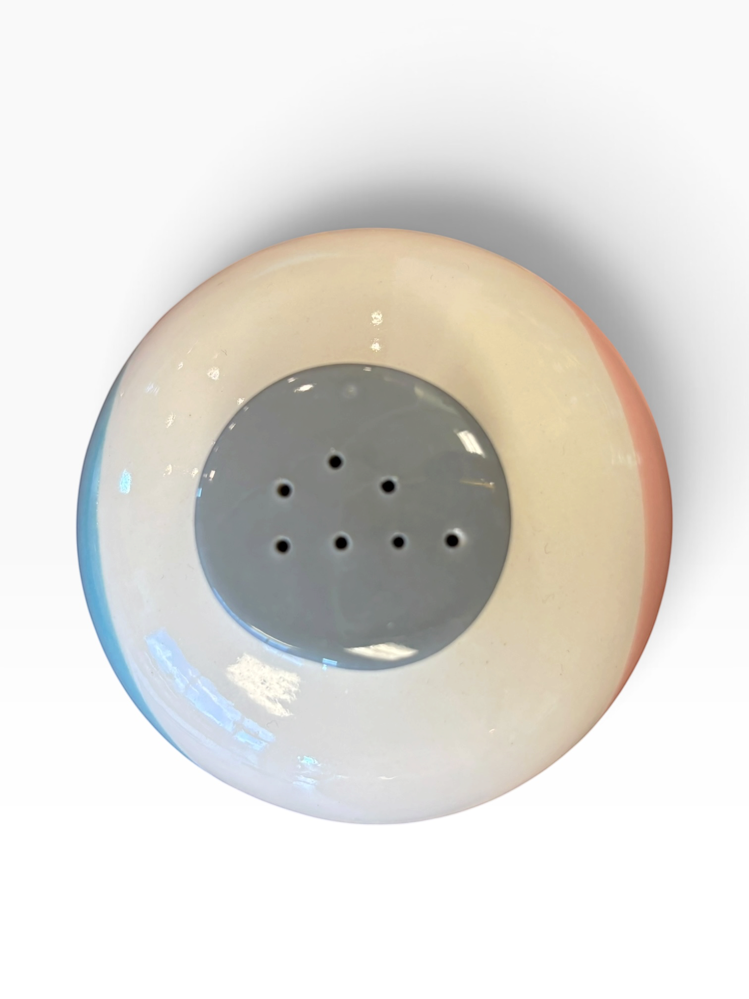 Hallcraft Tri-Tone Salt and Pepper Shakers by Eva Zeisel