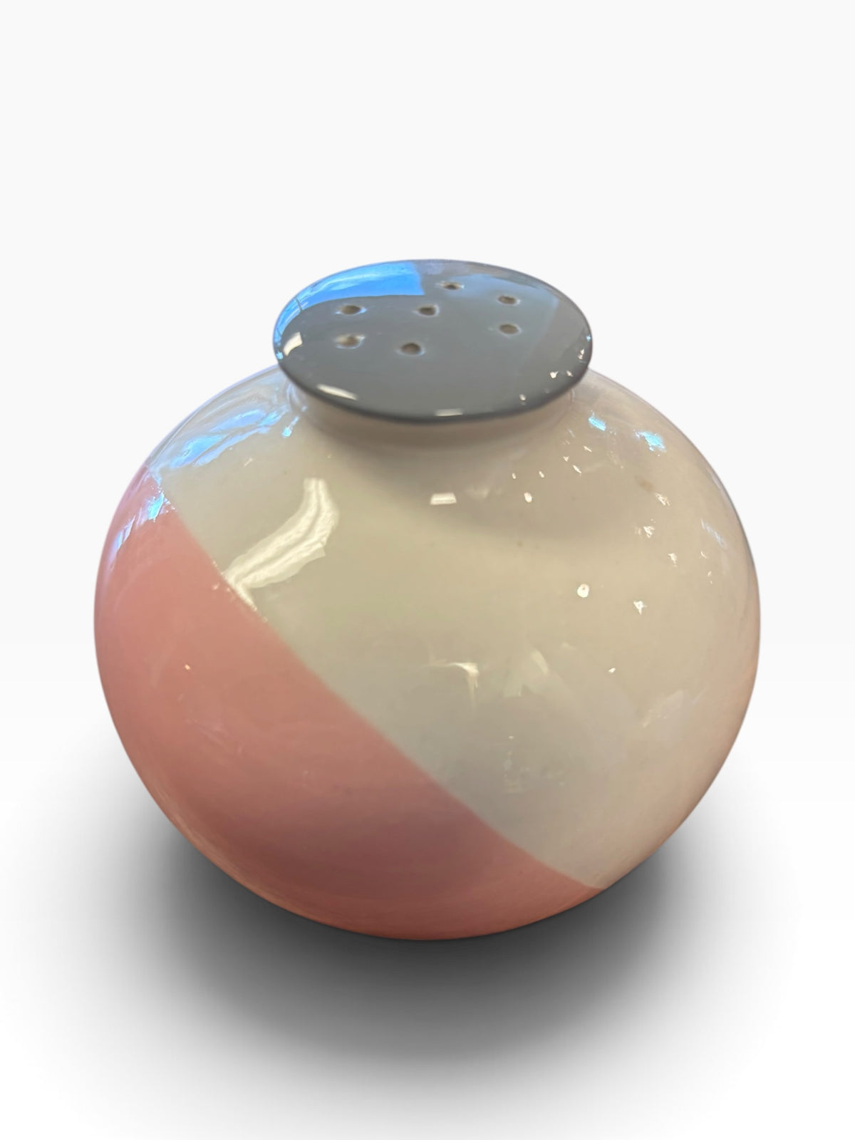 Hallcraft Tri-Tone Salt and Pepper Shakers by Eva Zeisel