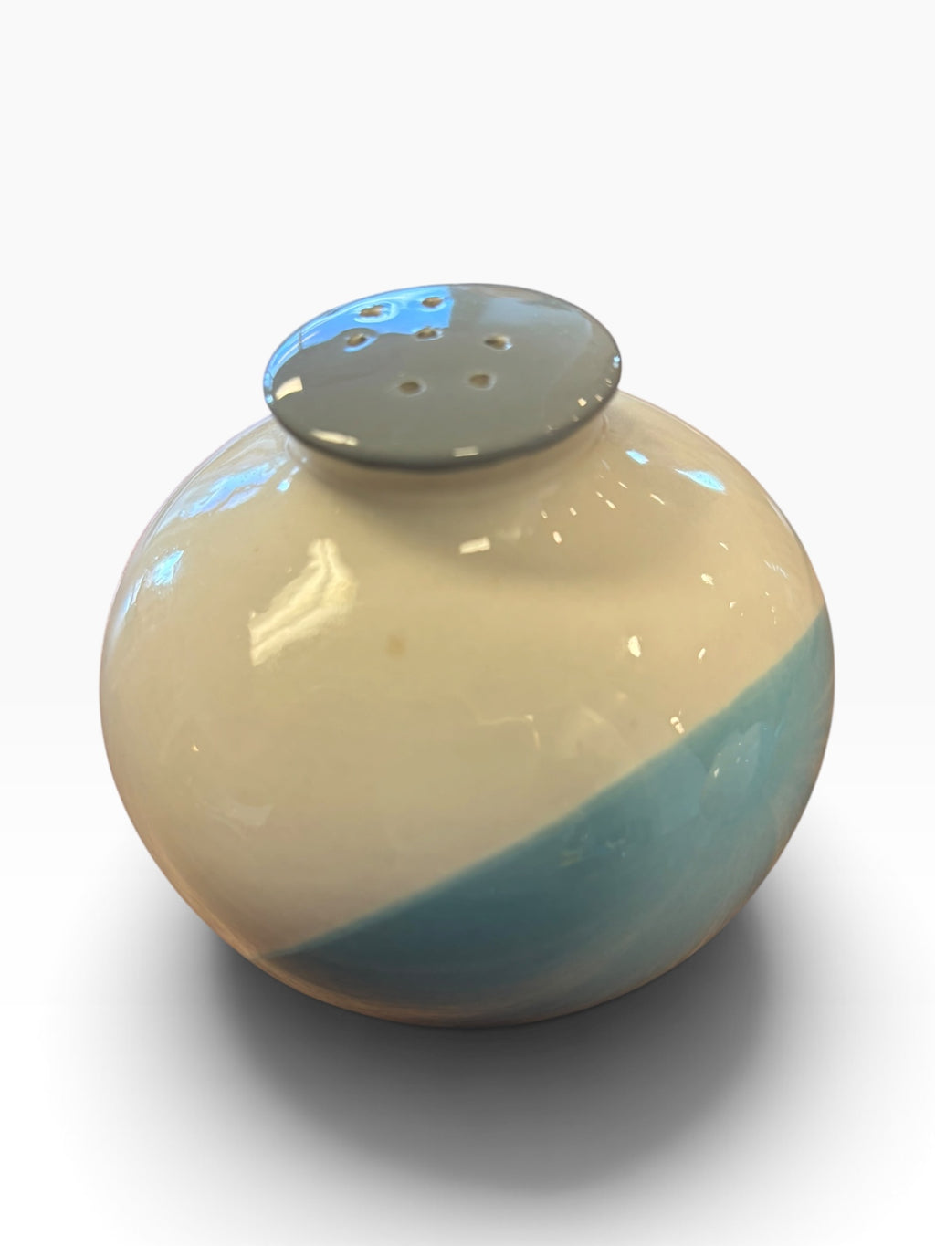 Hallcraft Tri-Tone Salt and Pepper Shakers by Eva Zeisel