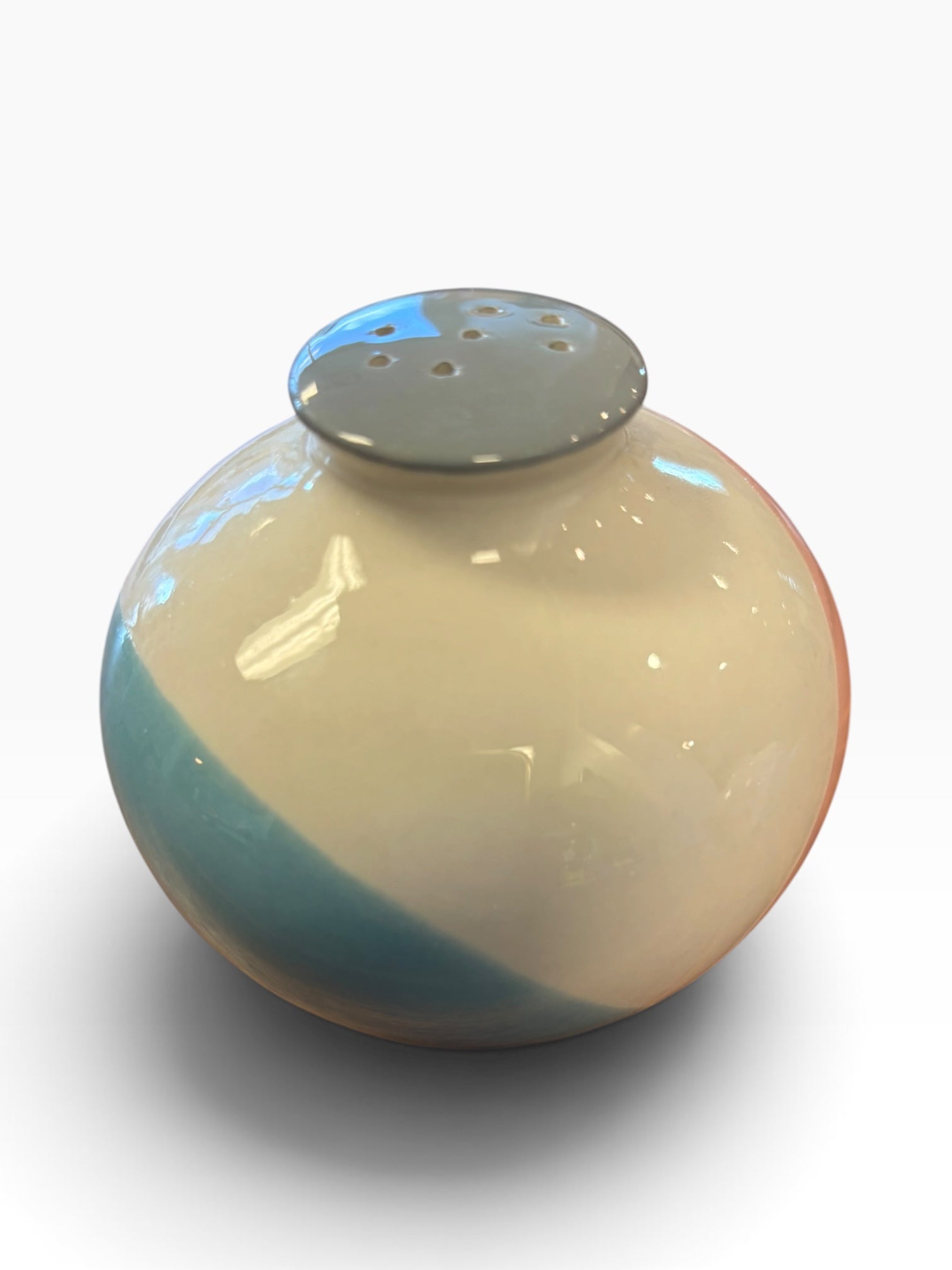 Hallcraft Tri-Tone Salt and Pepper Shakers by Eva Zeisel